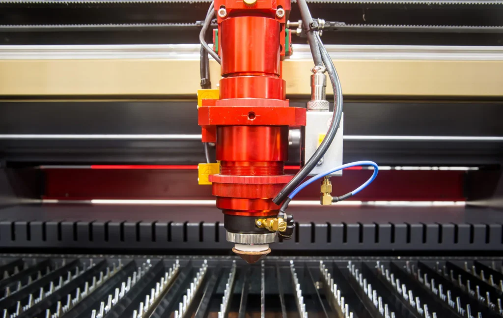 A portion of the laser engraver at Maker Playground